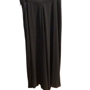 Emanual Ungaro 14 gray lined sexy dressy super wide bell bottoms , vintage